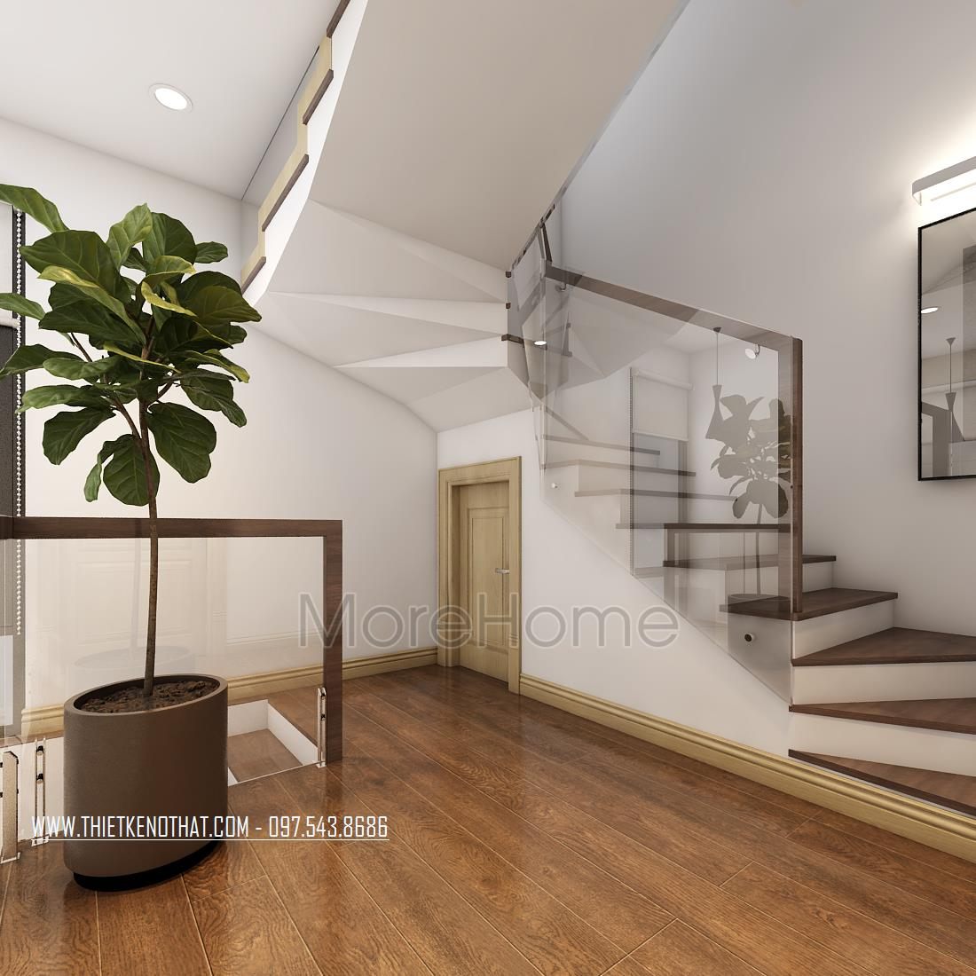 Thiết kế nội thất nhà phố Long Biên